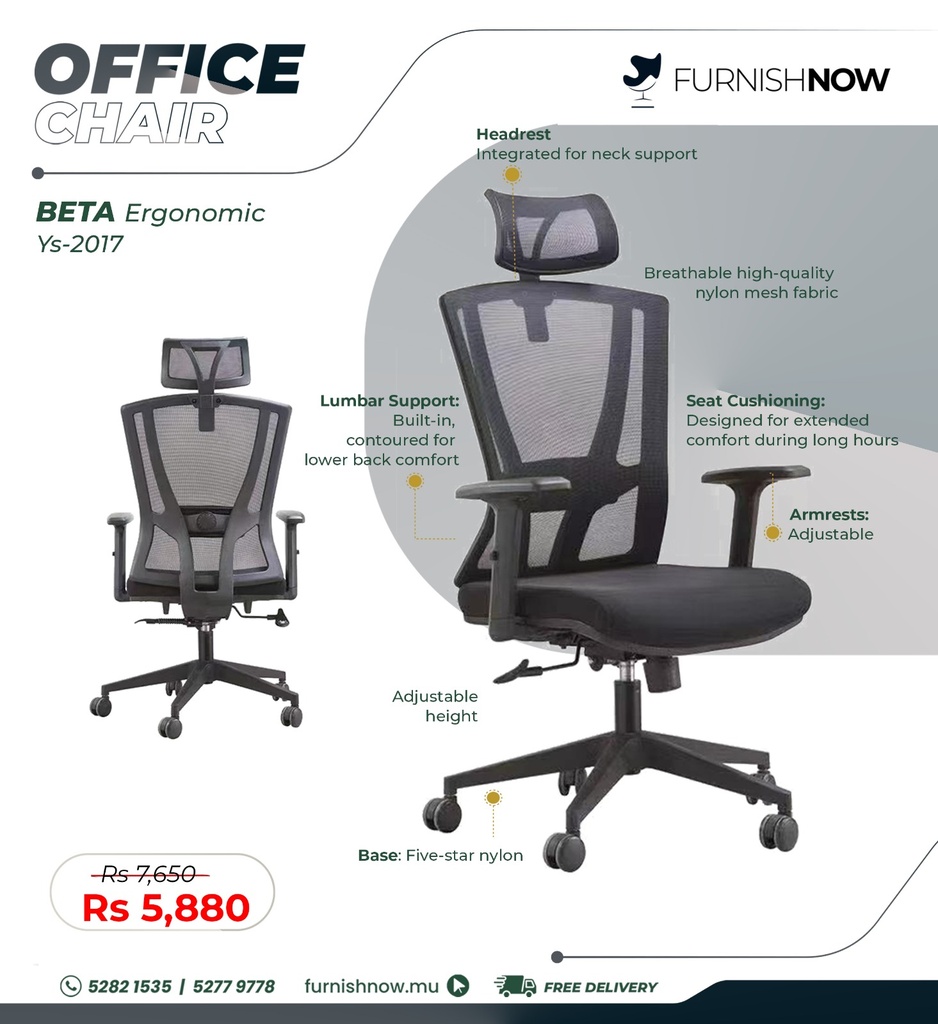 Ergonomic Office Chair Beta [YS2017-11]