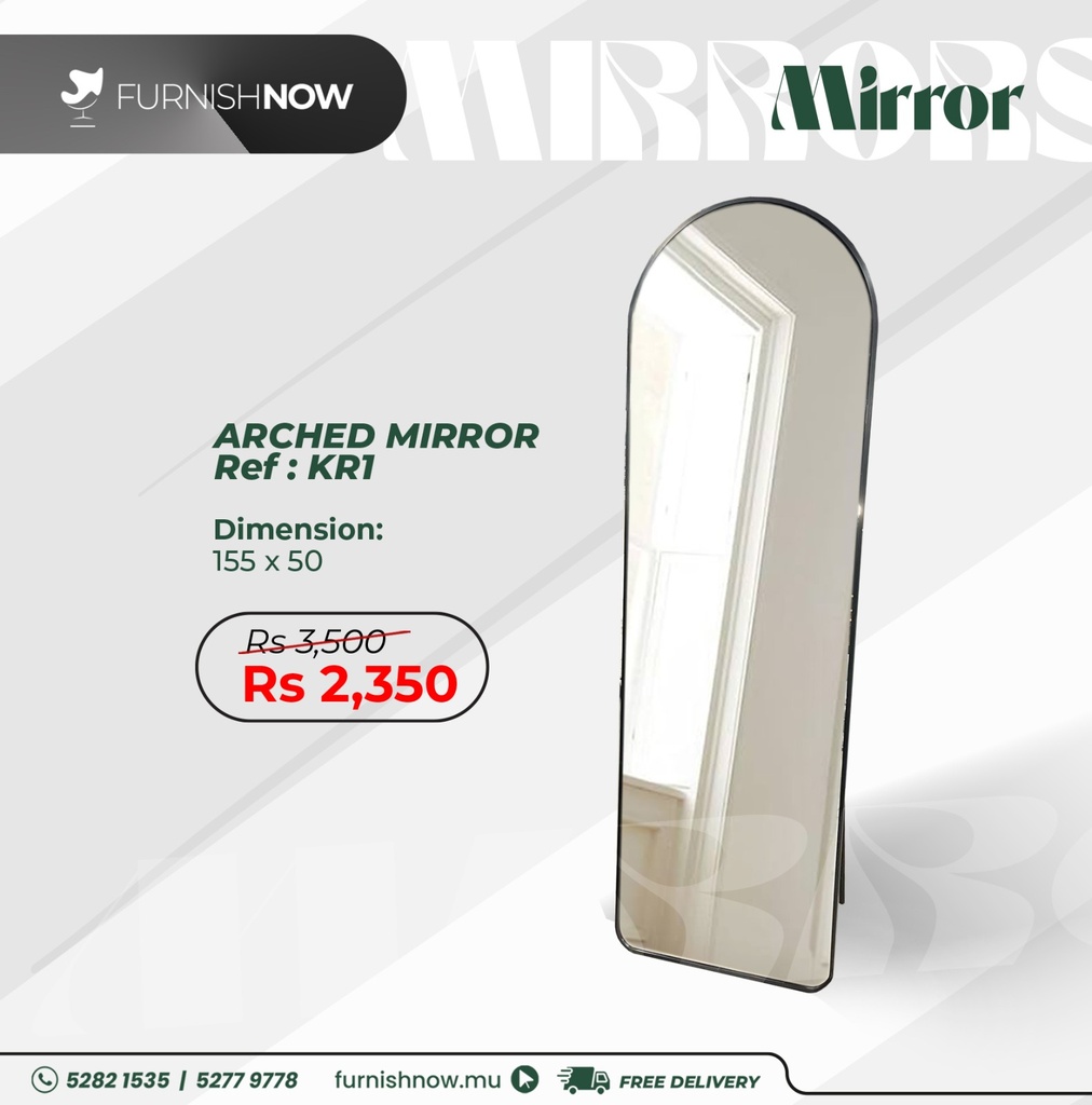 Full Length Stand/Wall Mounted Mirror - KR1