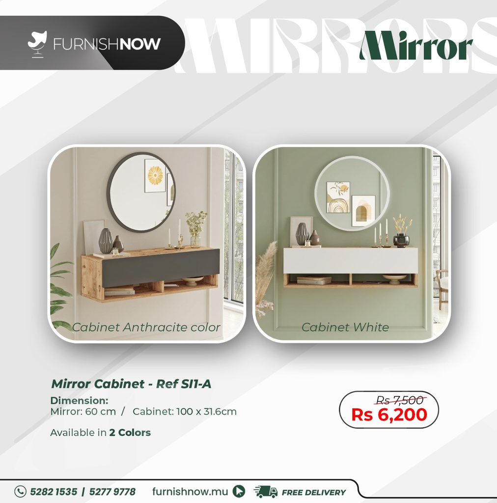 Mirror Cabinet - (SI1)