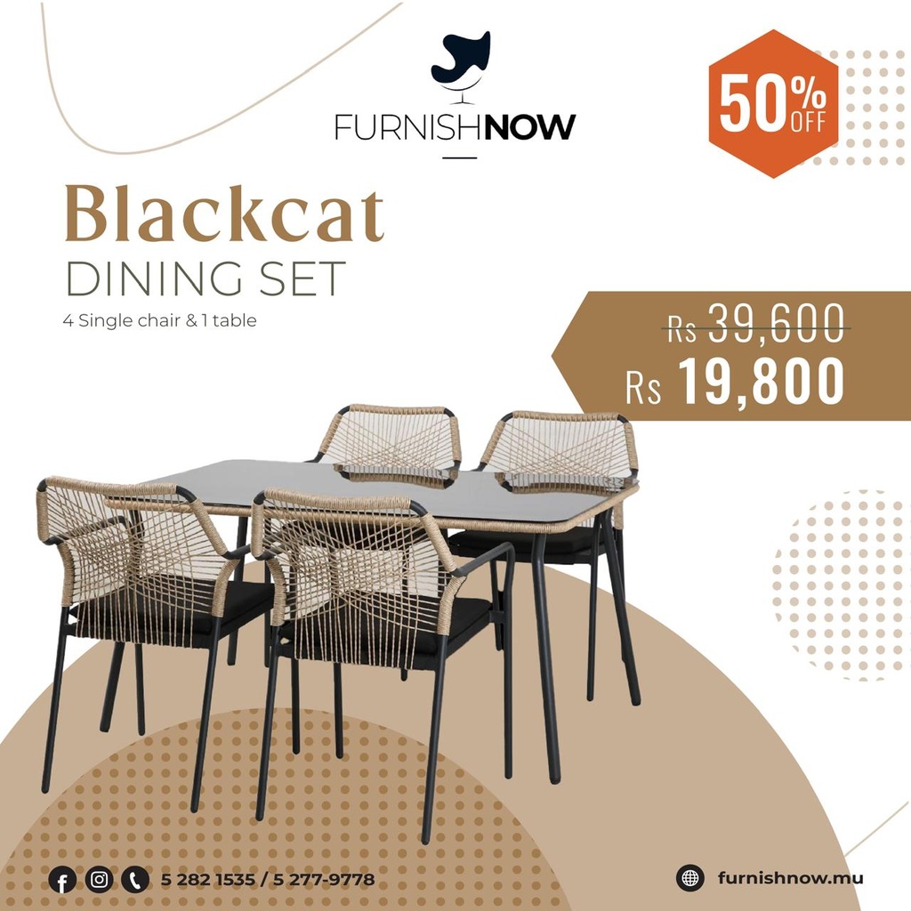 Blackcat Dining set(kjf2681) 