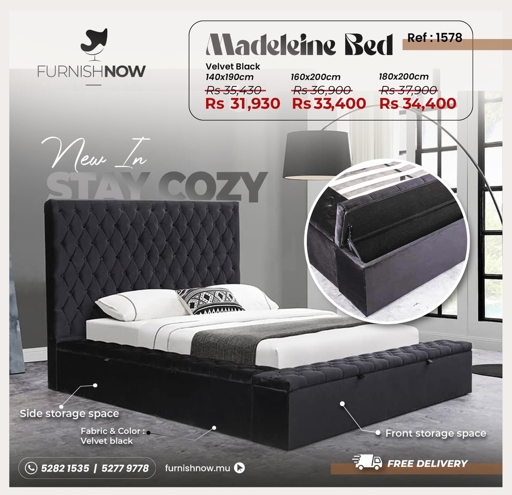Madeleine Bed Ref: 1578