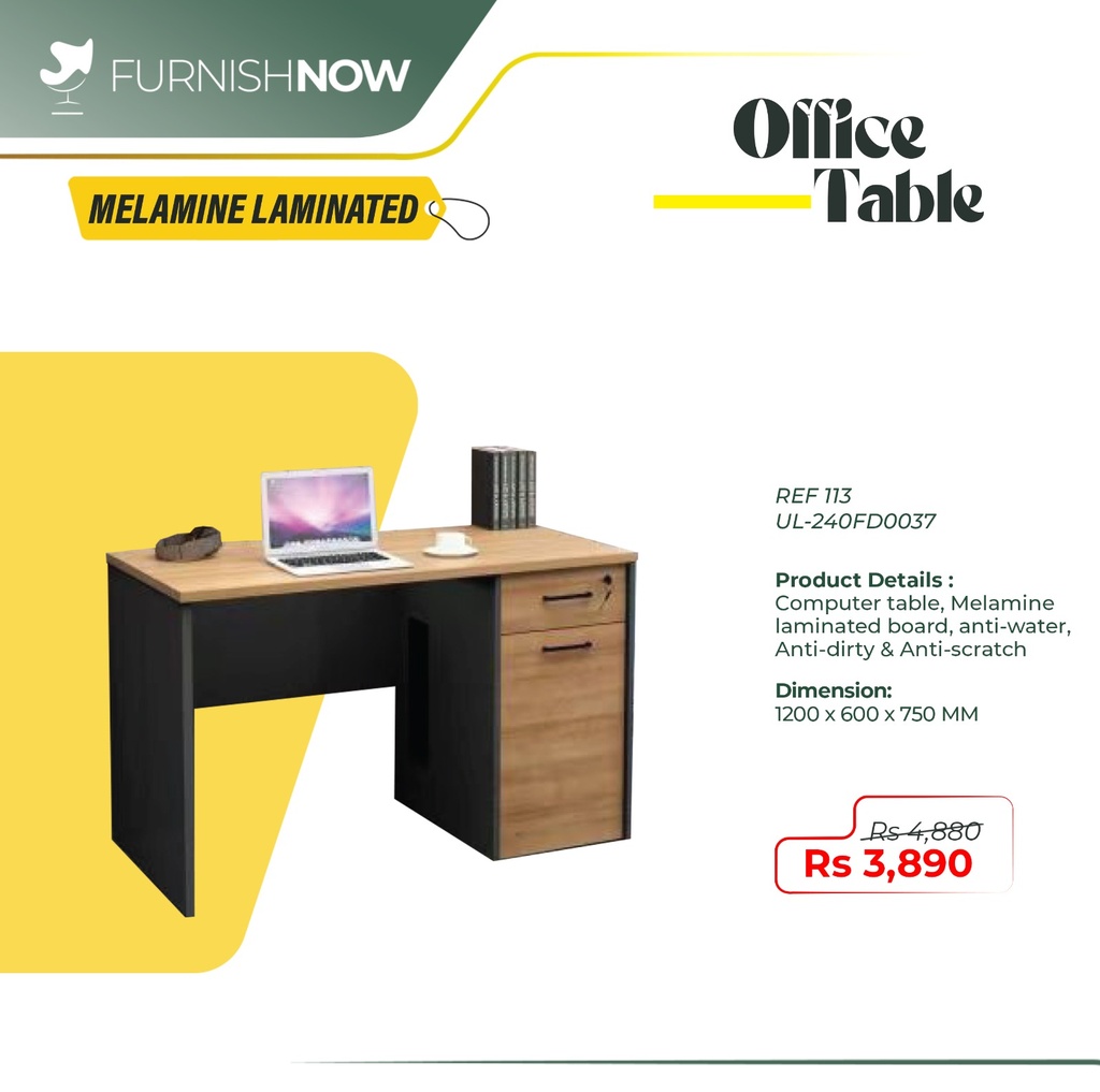 Office Table Ref: 113[UL-240FD0037]