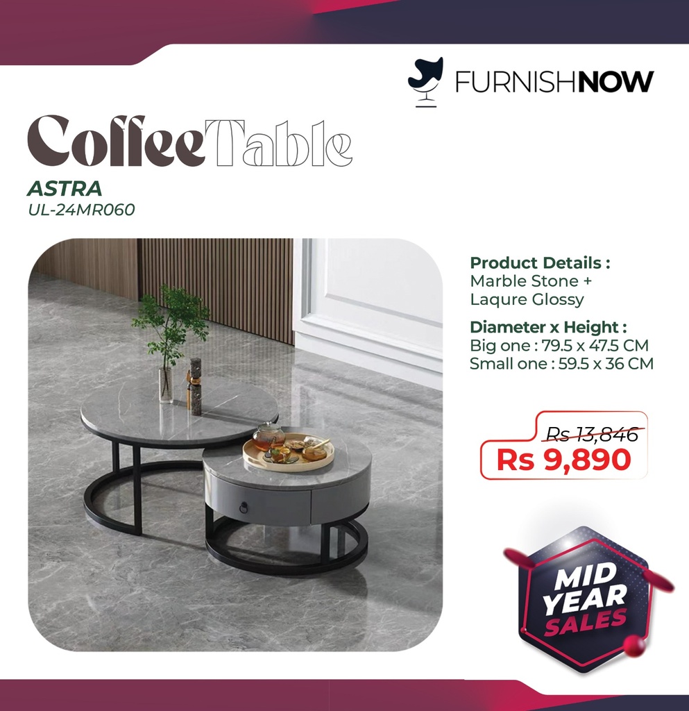 Coffee Table Astra [Ref: UL-24MR060]