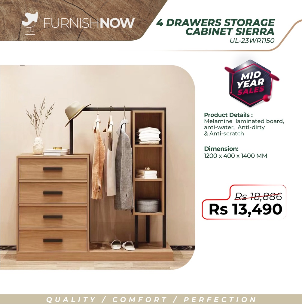 Drawer Cabinet Sierra [UL-23WR1150]