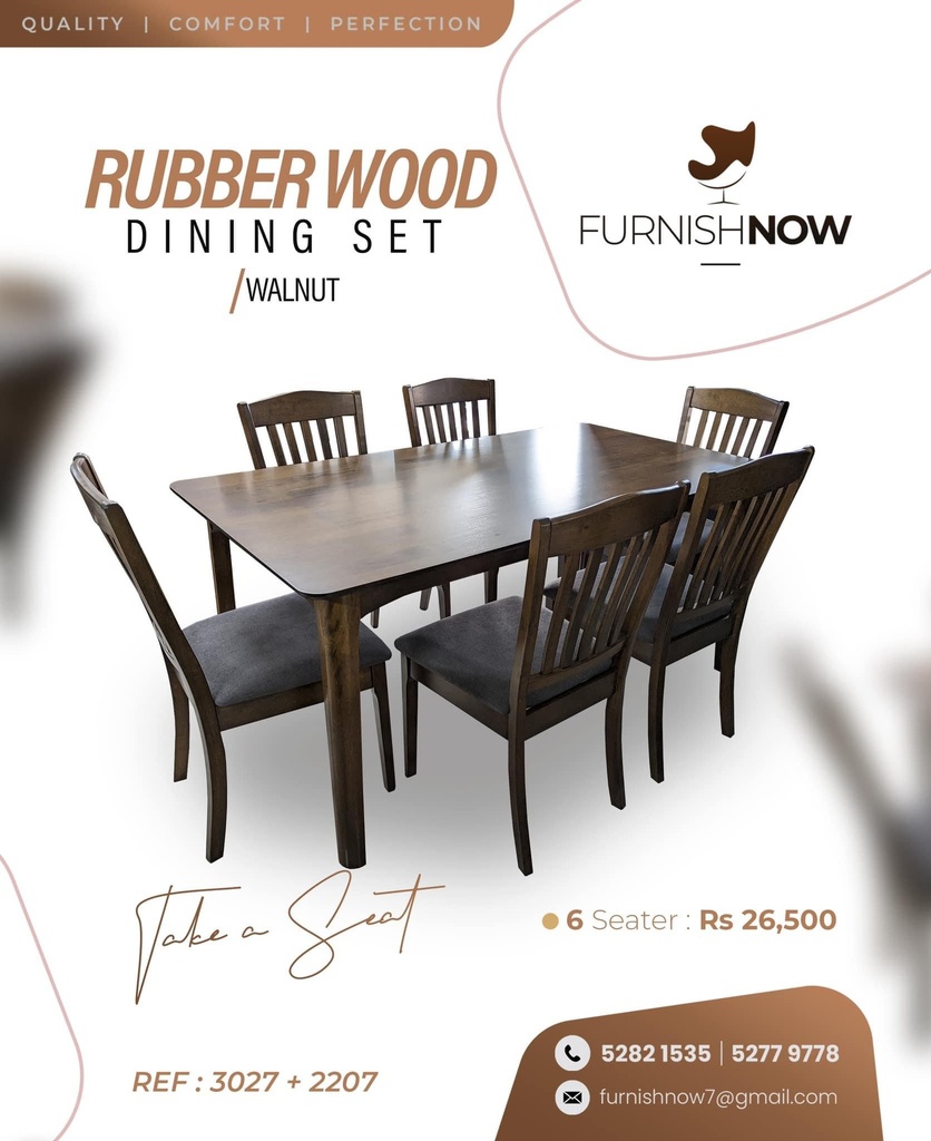 Dining Set Malaysia Ref 3027+2207 (6seater)