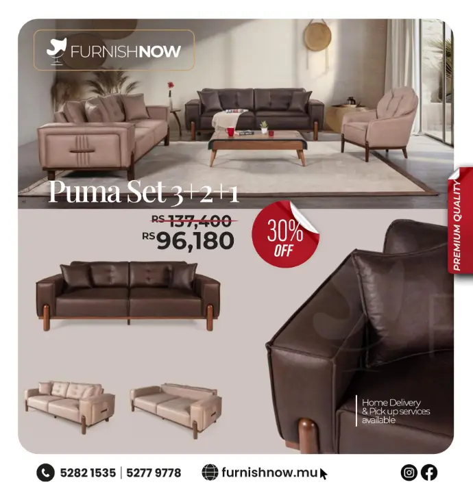 Turkish Sofa Puma- 2 Seater