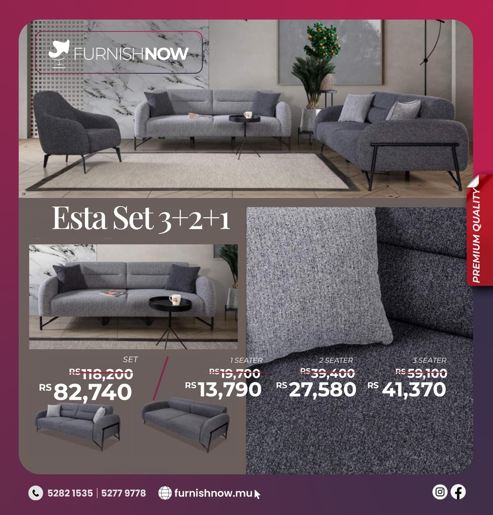 Turkish Sofa Esta- 2 Seater