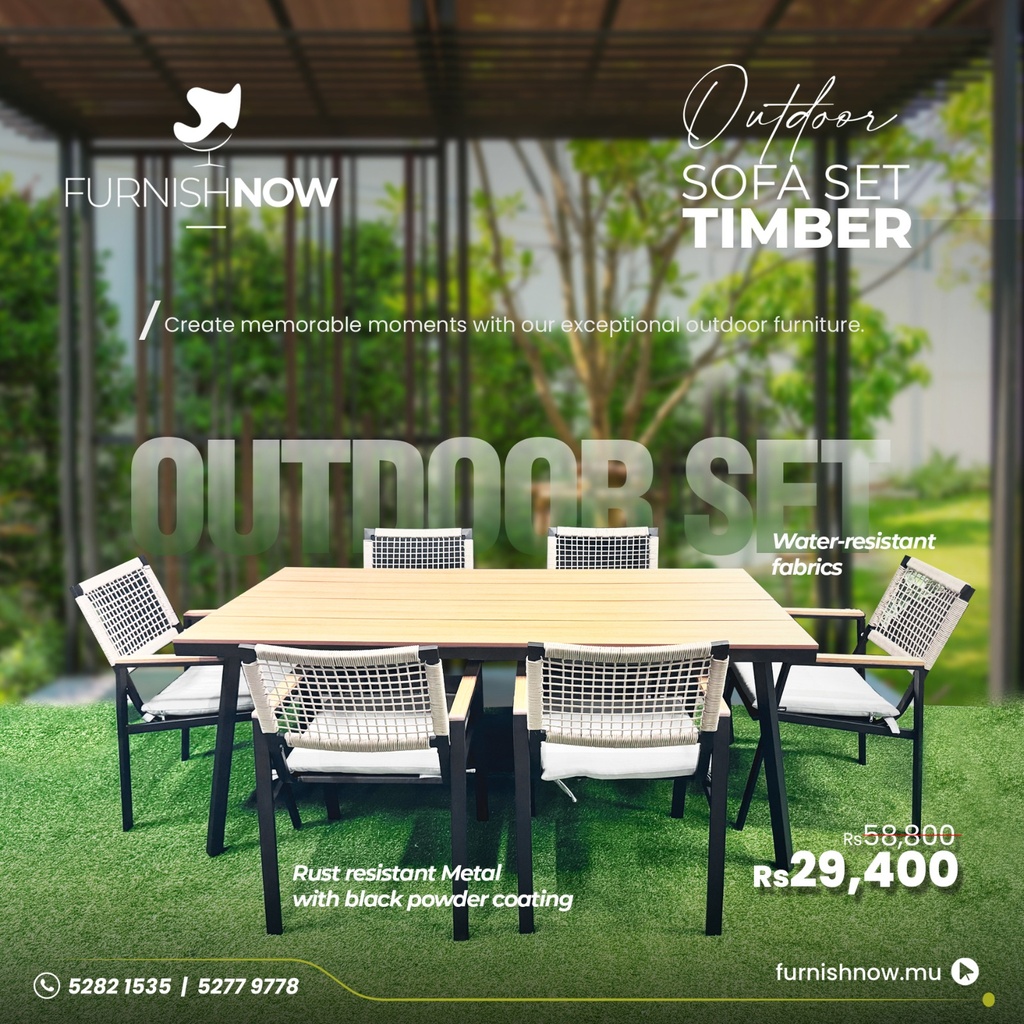 Timber Outdoor Dining Table