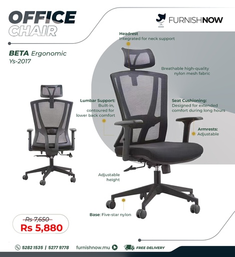 Ergonomic Office Chair Beta [YS2017-11]