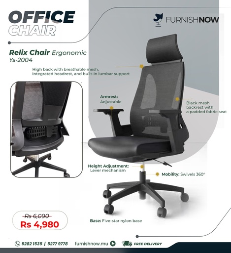 Ergonomic Office Chair Relix (Ys-2004)