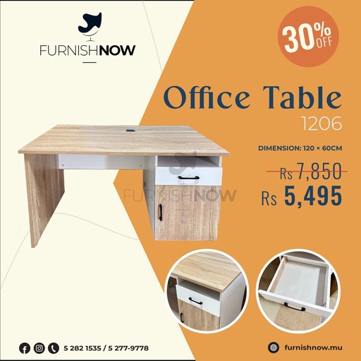 Office Table Ref: 1206