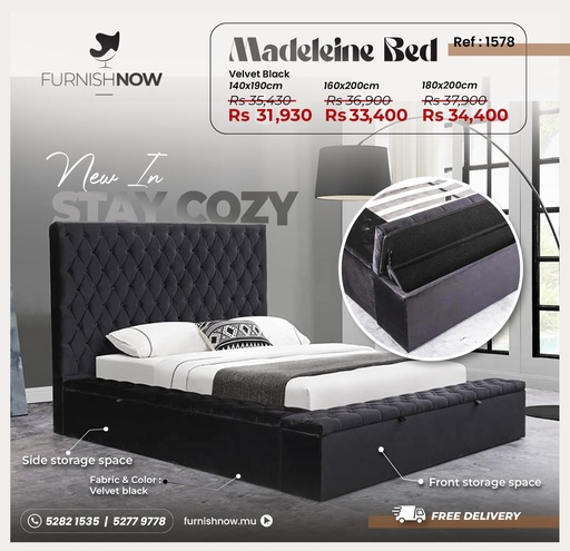 Madeleine Bed Ref: 1578