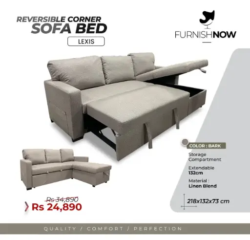 Lexis Corner Sofabed Ref: BONO-323