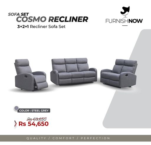 Recliner Sofa Set Cosmo [Ref: Bono-310]