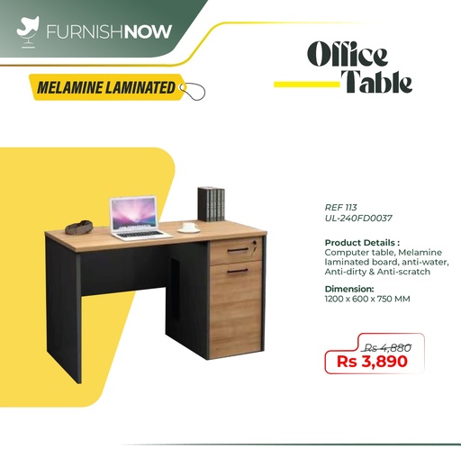 Office Table Ref: 113[UL-240FD0037]