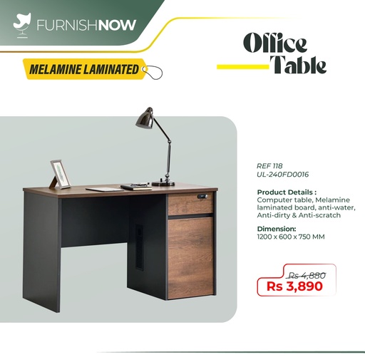 Office Table Ref: 118[UL-240FD0016]