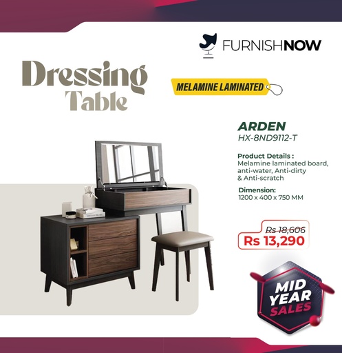 Dressing Table Ref: Arden[HX-8ND9112-T]
