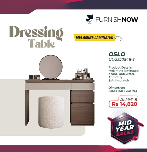 Dressing Table Ref: Oslo[UL-25J0548-T]
