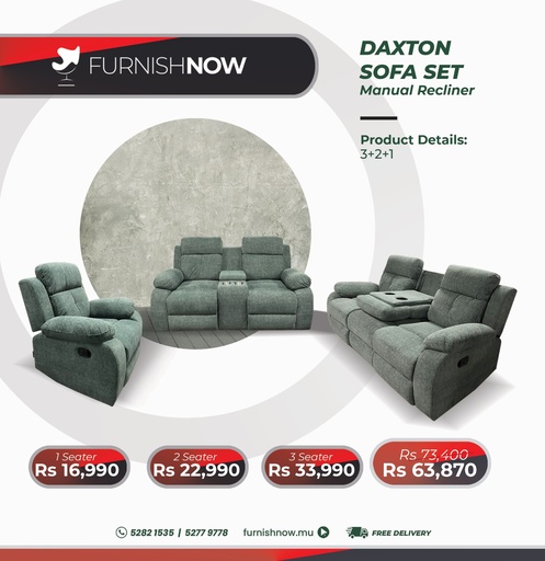 Manual Recliner Daxton - 1 Seater