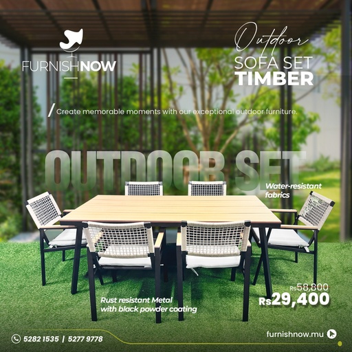 Timber Outdoor Dining Table